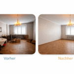 Entrümpelung Wohnung vorher nachher in Wien – professionelle Räumung mit zufriedener Kundenbewertung