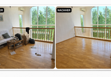 Stammkunde empfiehlt Räumung in Niederösterreich und Eisenstadt – Vorher-Nachher-Foto eines geräumten Wohnraums