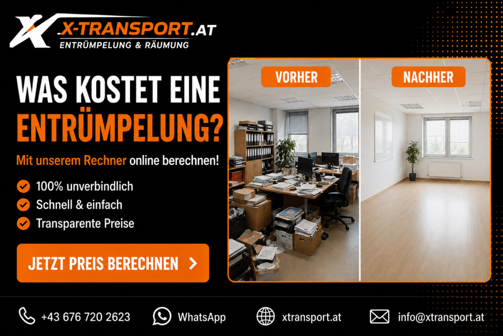 Wien & NÖ aus erster Hand Firmenentrümpelung