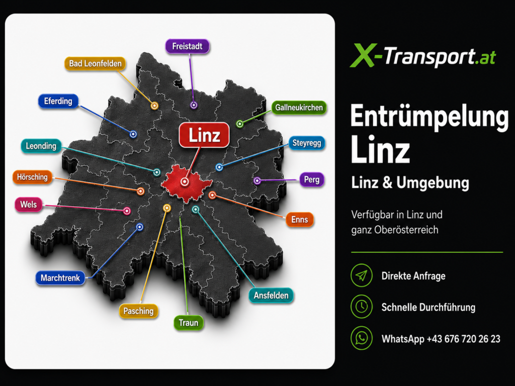 Professionelle Entrümpelung und Räumung Linz 4020 – schnell, diskret